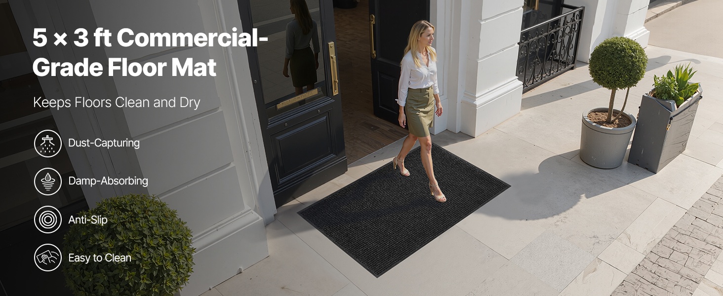 Eteismatto 2438 x 1219 mm käytävällä