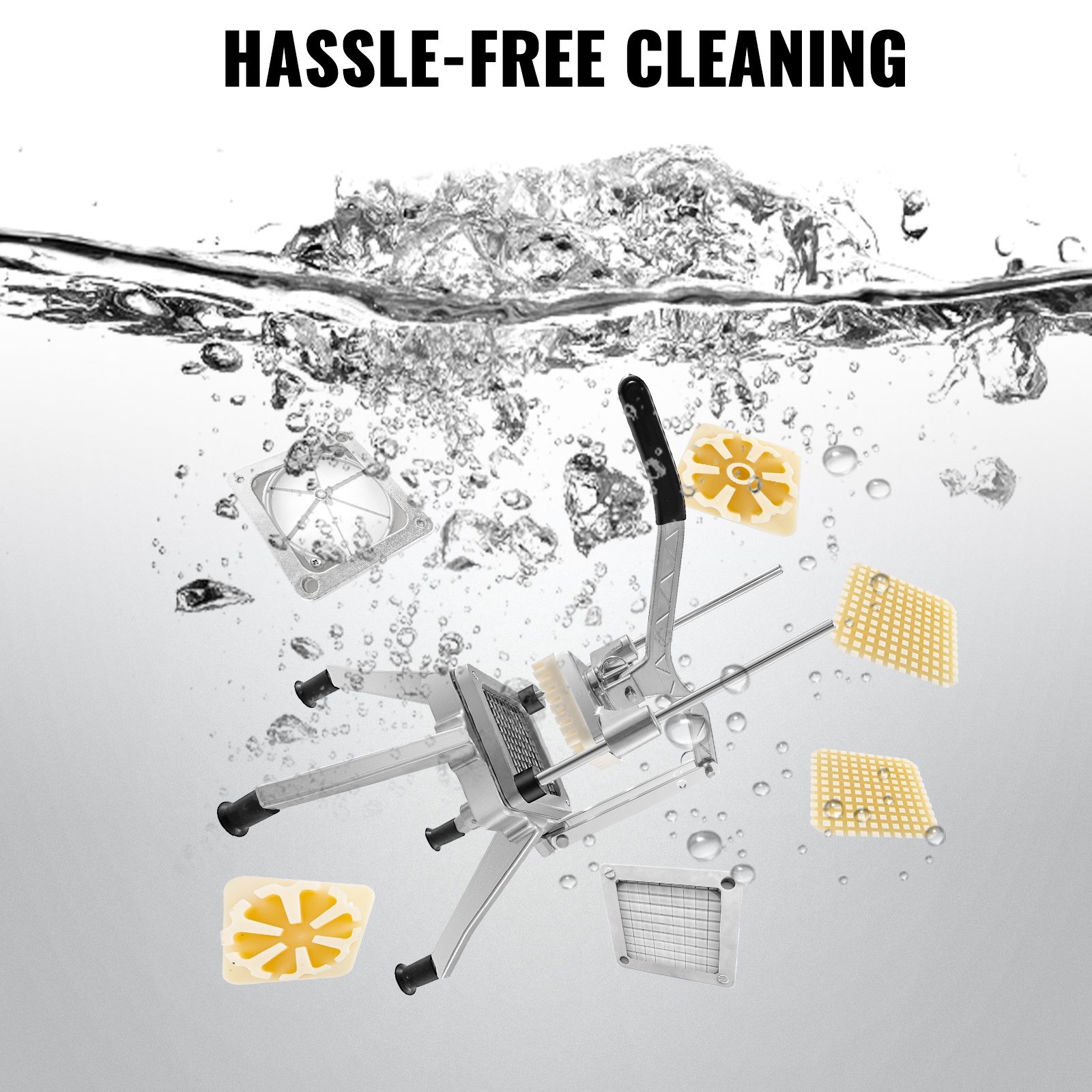 Helposti puhdistettava rakenne