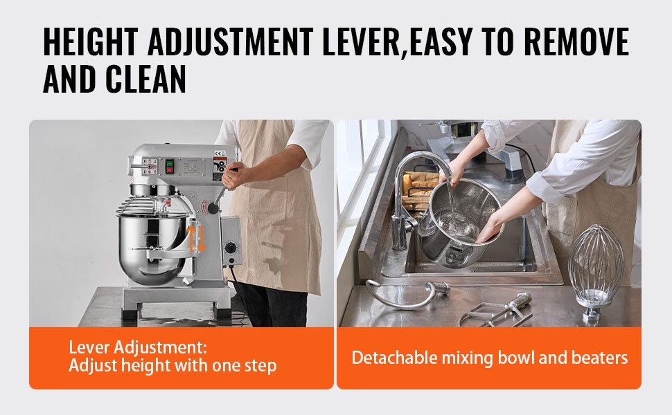 Kulhon korkeuden säätö ja irrotettavat osat