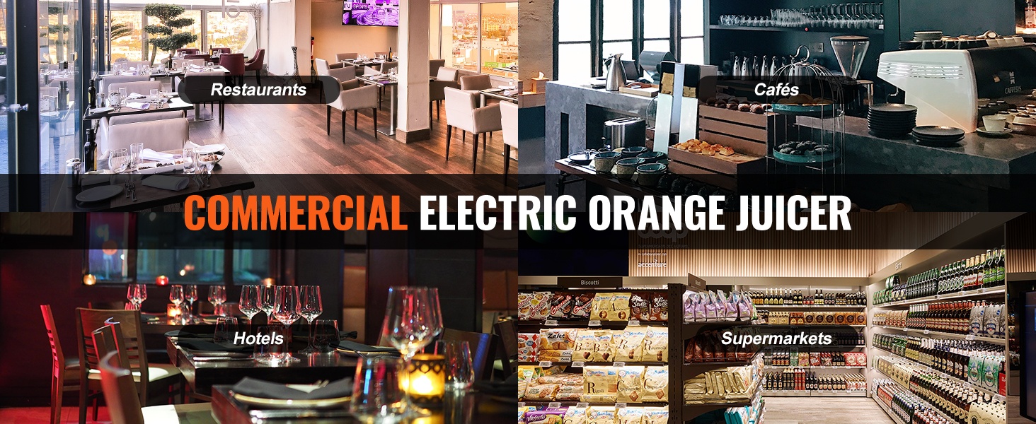 Kaupallinen jatkuvakäyttöinen mehukone