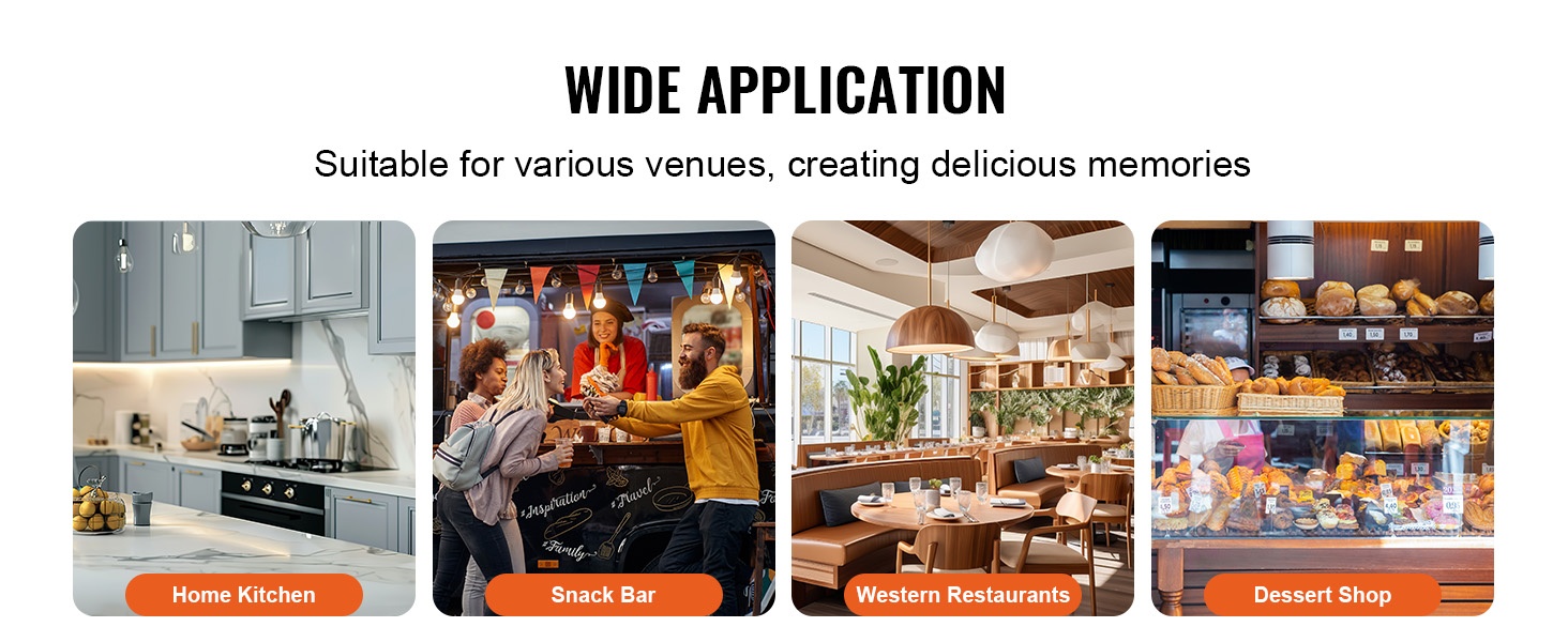 Vohvelitikkukone kahvilaympäristössä