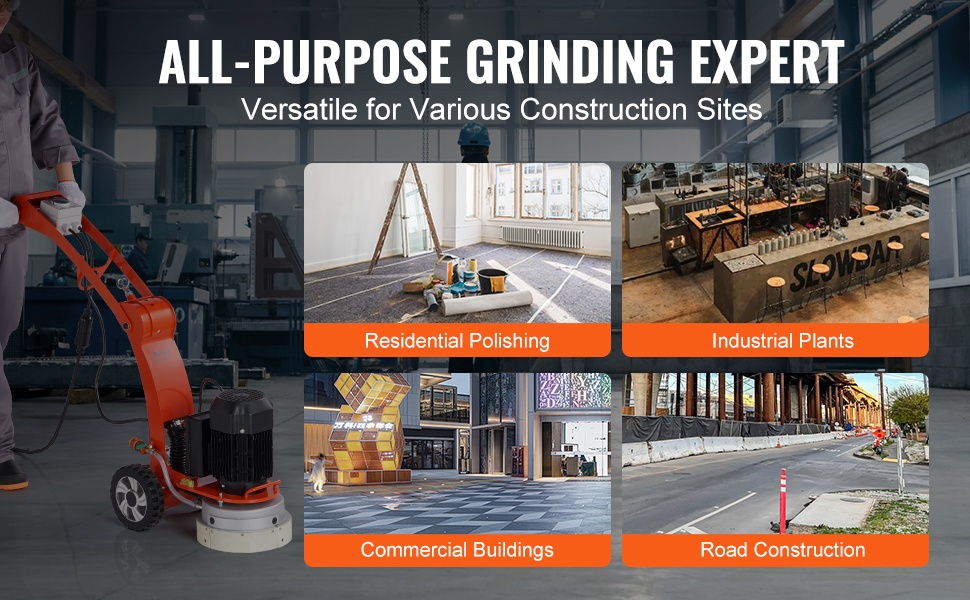 Märkä- ja kuivatoiminto betonilattiahiomakoneessa