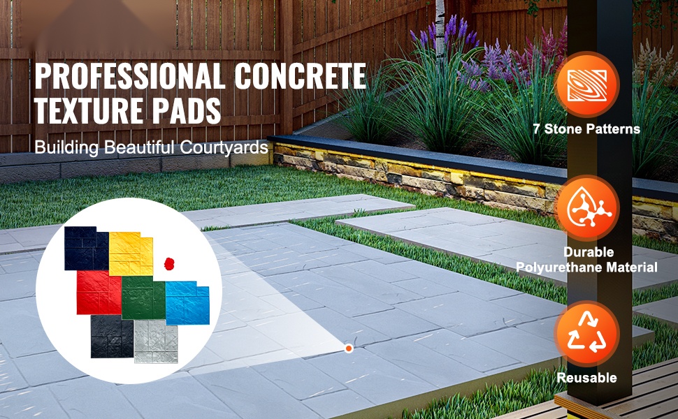 Betonileimasin, karkea kivikuvio