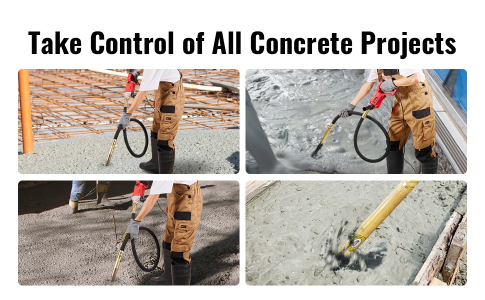 Betonitärytin erilaisissa valuissa