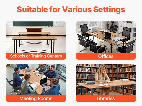 Pöytä erilaisissa käyttökohteissa