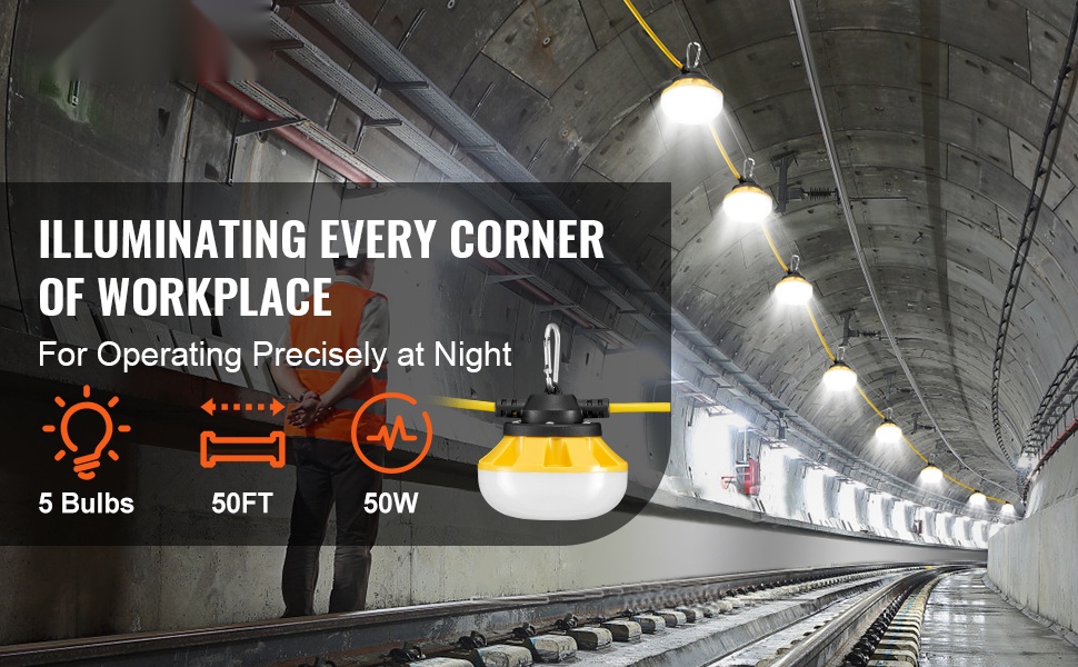 Rakennusvaloketju yleiskuva