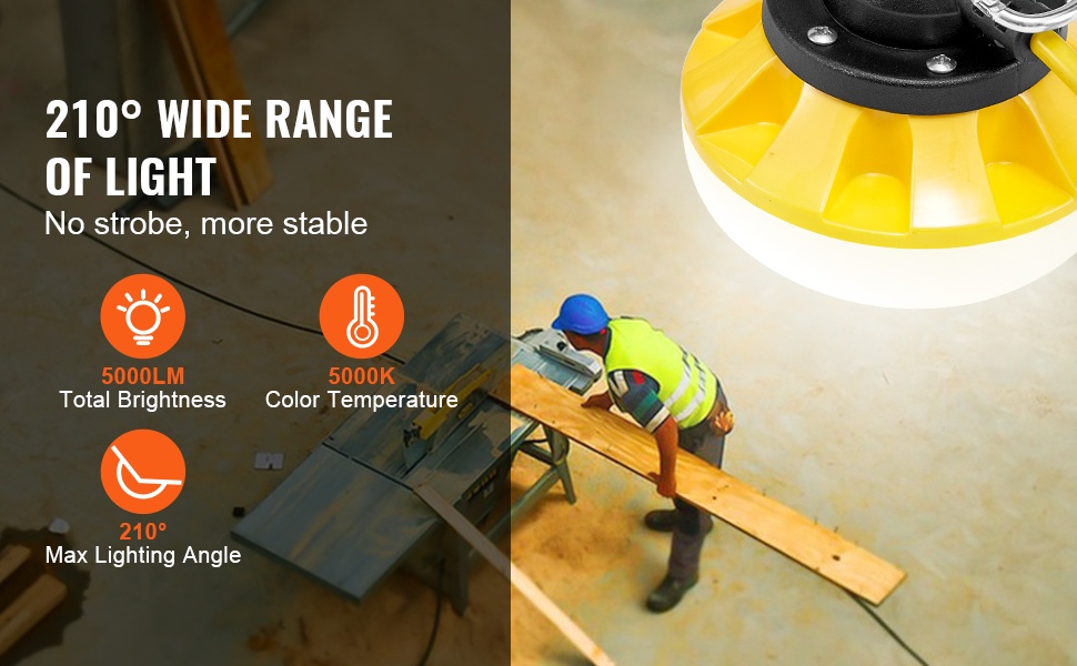 5000K kirkas työvalo