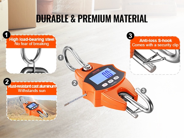 Kestävä ripustuskoukku