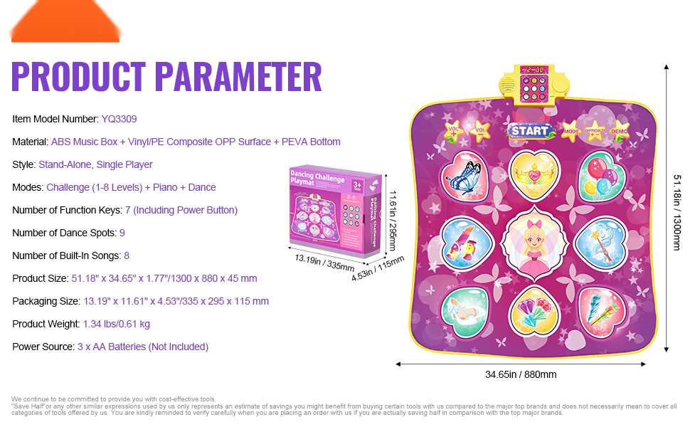 Tanssimaton yksityiskohtia