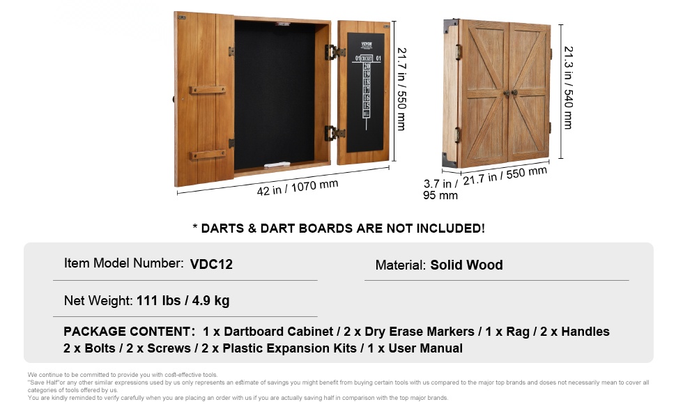 Tikkataulukaappi käyttövalmiina seinällä