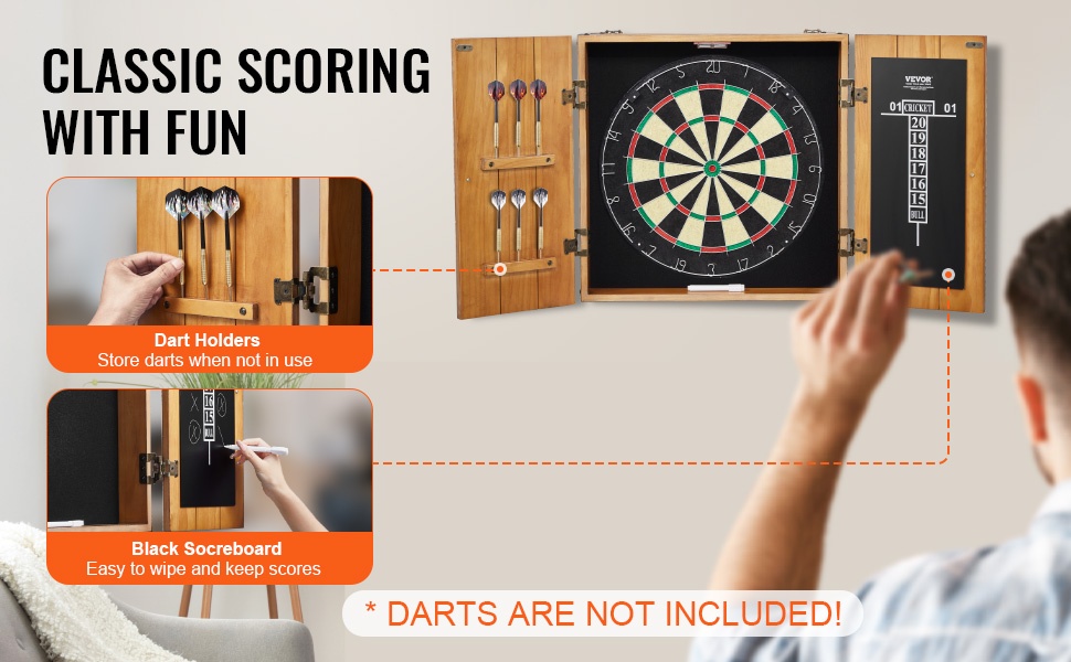 Tikkataulukaappi puukuosilla