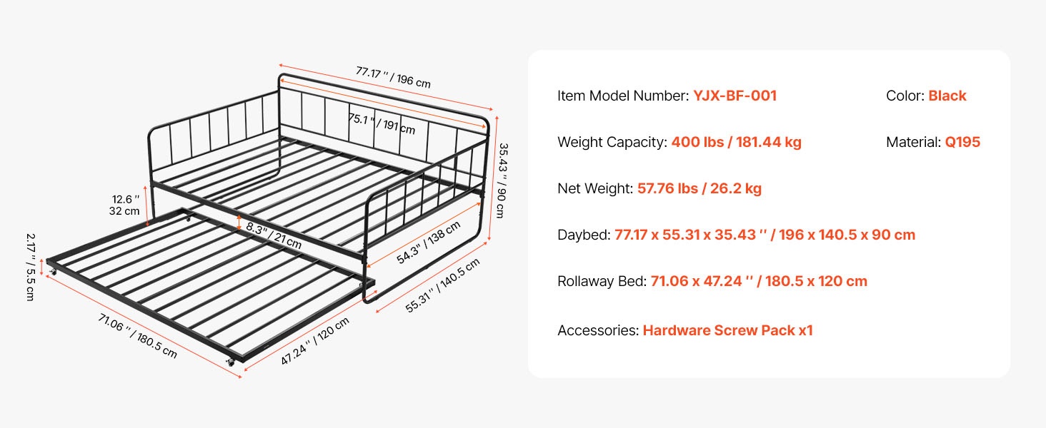 Päivävuode olohuoneessa