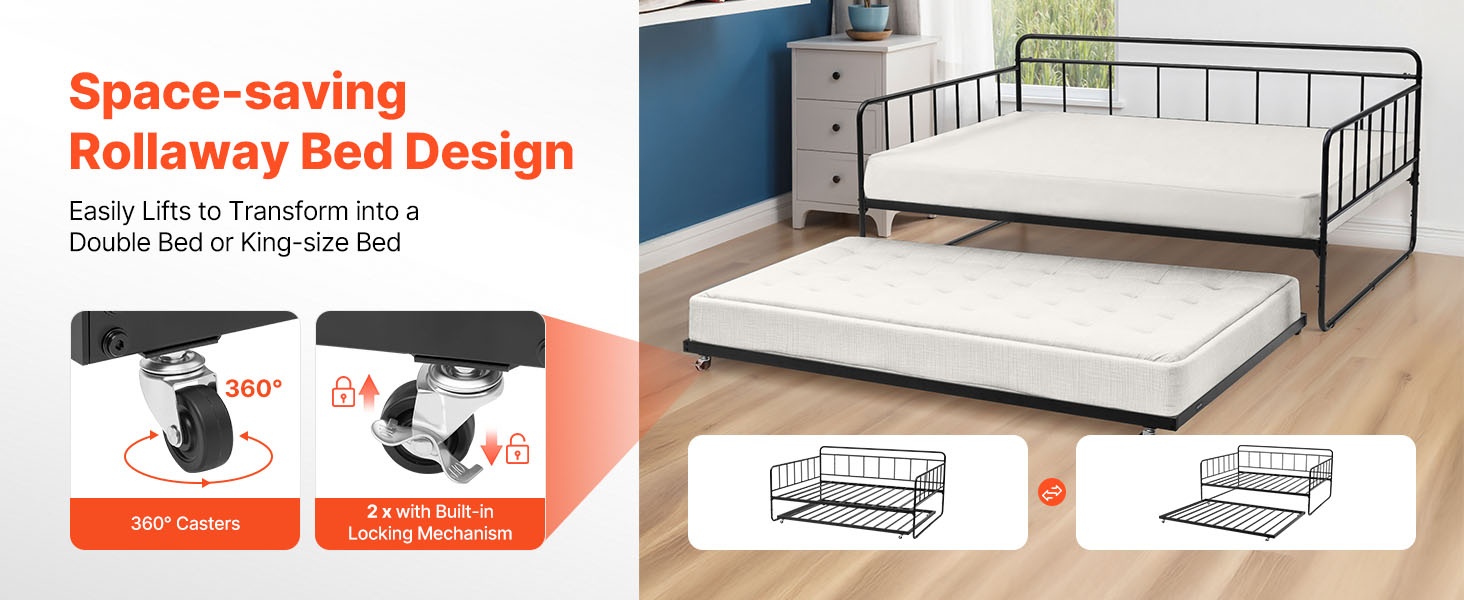 Rullattava alavuode pyörillä