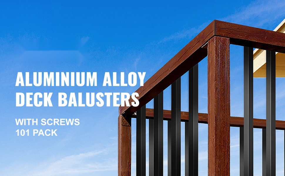 Alumiininen kaidetanko terassille