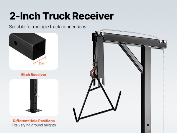 Nostimen kiinnitys lava-auton vetokoukkuun