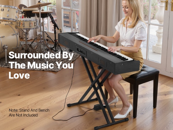 Digitaalipiano liitännät