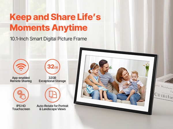 Digitaalinen valokuvakehys Uhale-sovelluksella