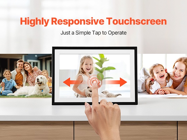 Digitaalinen valokuvakehys automaattisella suunnan kierrolla