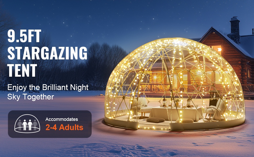 Kupoliteltta vetoketjuovella ja tuuletusikkunoilla