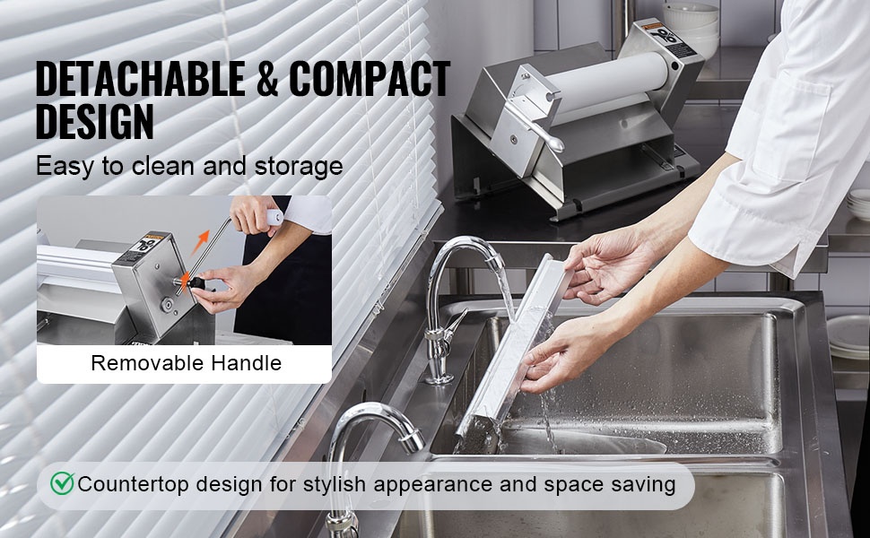 Irrotettava kahva ja telat