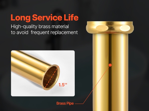 Messinkikomponentit kylpyammeen viemärissä