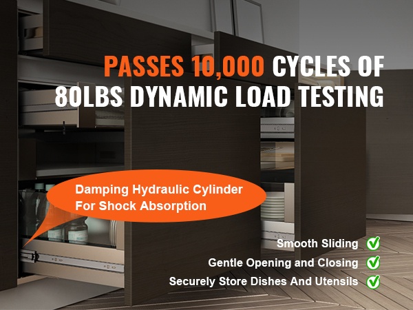 Pehmeästi sulkeutuvat kiskot käytössä