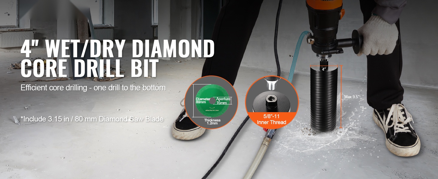 Timanttiporakruunu yleisnäkymä