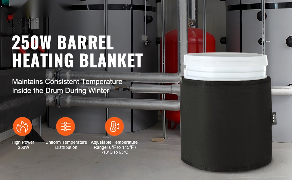 Tynnyrilämmitin yleiskuva