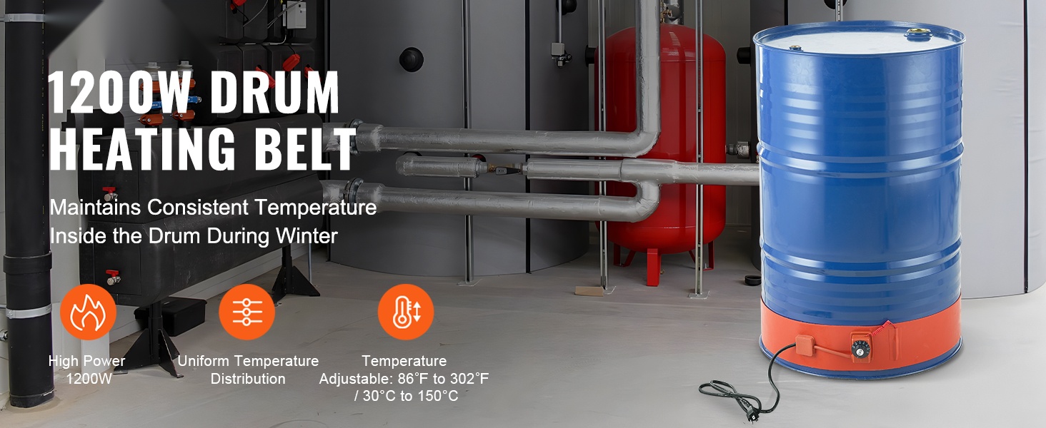 Tynnyrin lämmityspeite käytössä