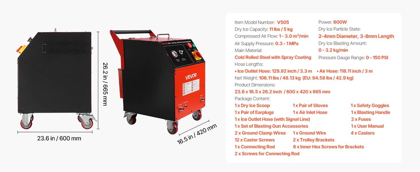 Kuivajääpuhalluskoneen lisäkuva 1