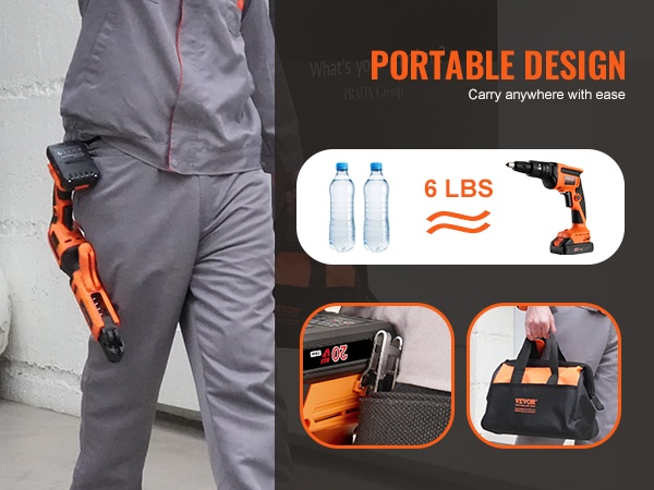 Käytännöllinen säilytys ja kuljetus työkalulaukussa