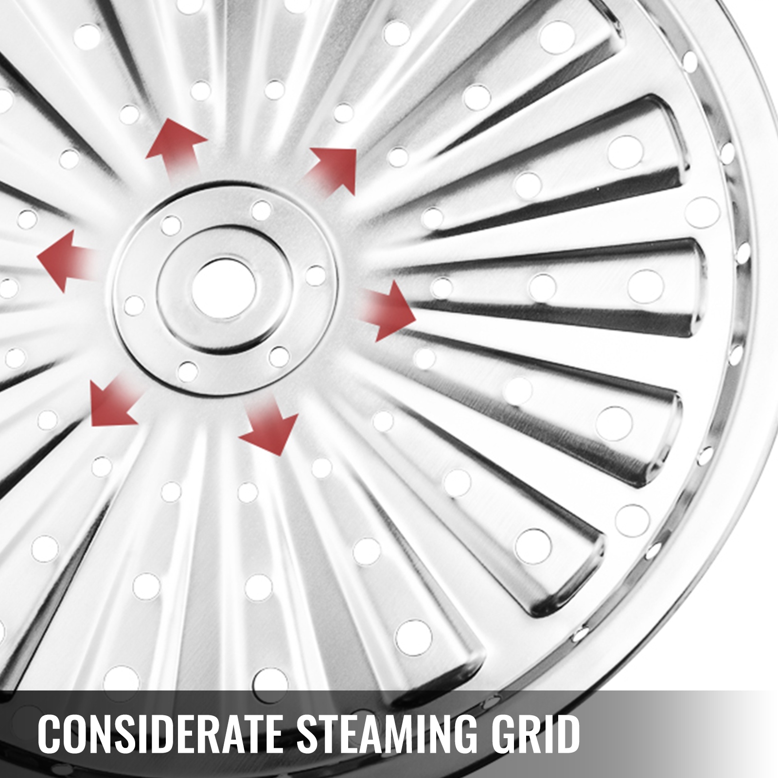 Höyrytysritilän reiät