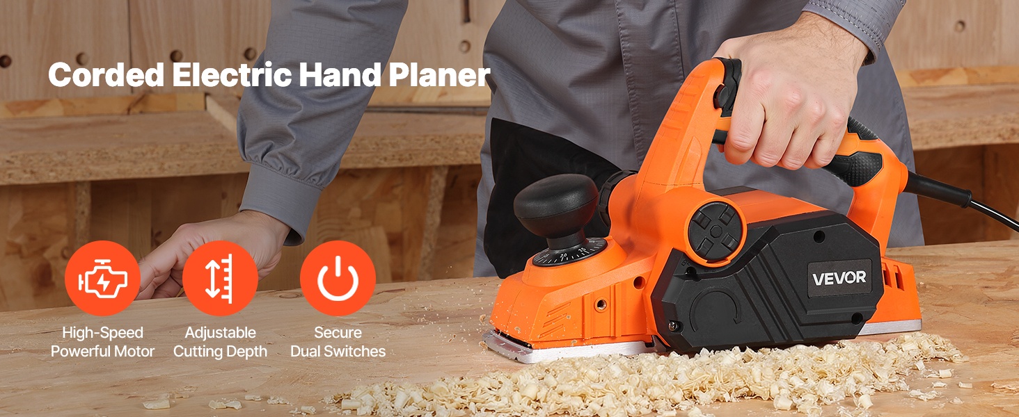 Sähköinen käsihöylä yleiskuva