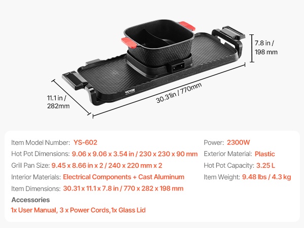 Yhdessä nautittava ateria hot pot -grillillä