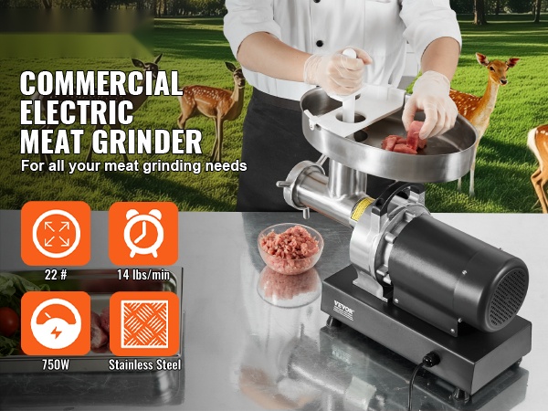 Sähköinen lihamylly keittiössä