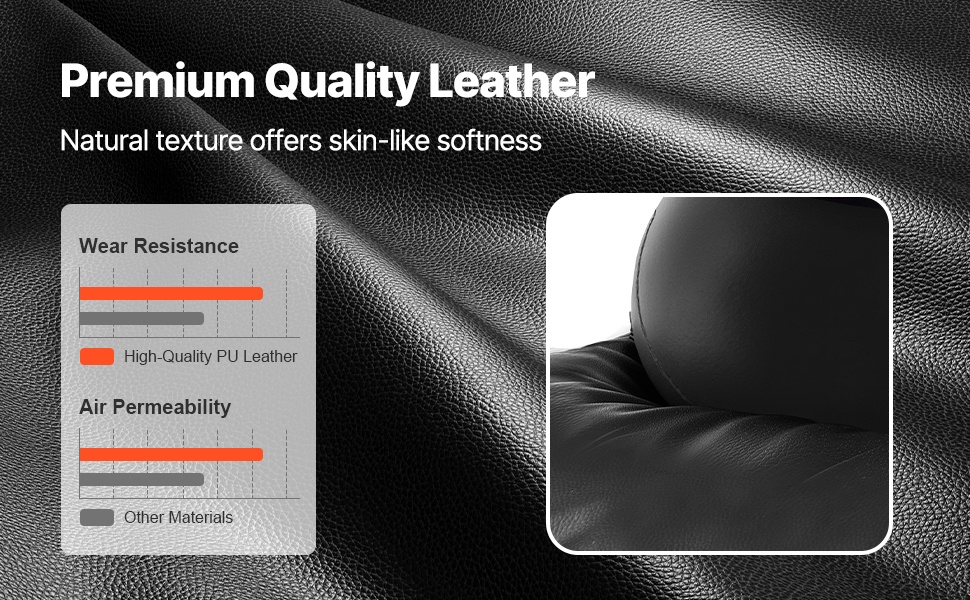 PU-nahkainen pehmustettu istuin