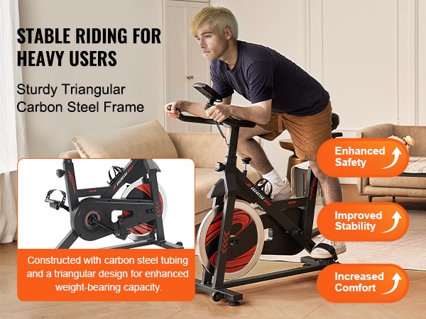 Kuntopyörän teräsrunko kotikäyttöön