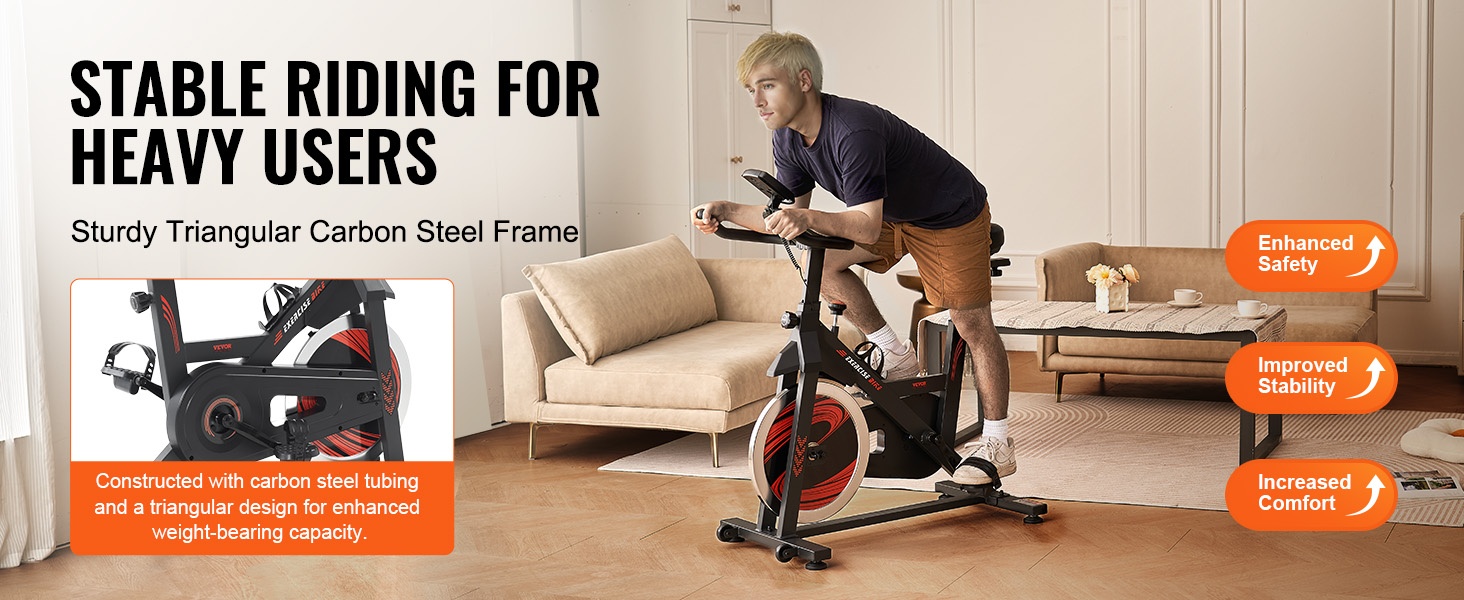 Kuntopyörän tukeva X-runko