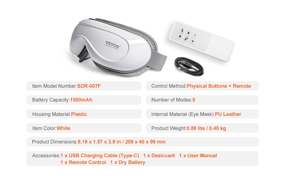 Silmähierontalaitteen käyttönäkymä