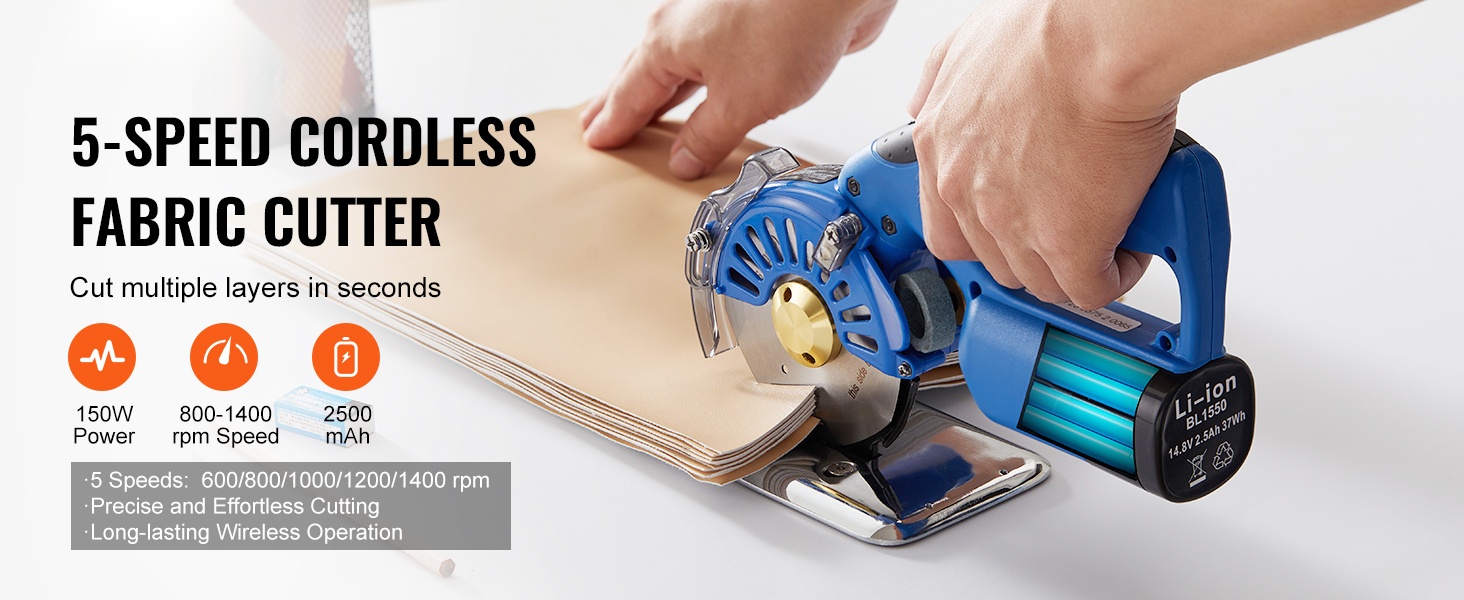 Sähköinen kangasleikkuri 125 mm