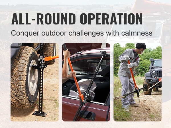 Tunkin käyttö ajoneuvon nostossa