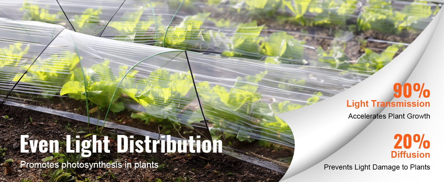 Valonläpäisy kasvihuoneessa