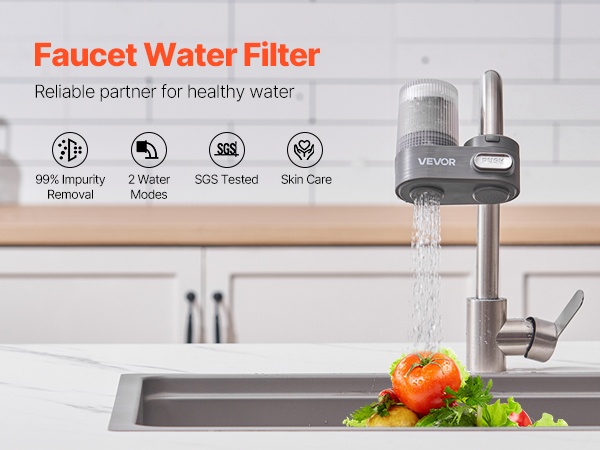 Hanaan asennettavan vedensuodattimen mitat