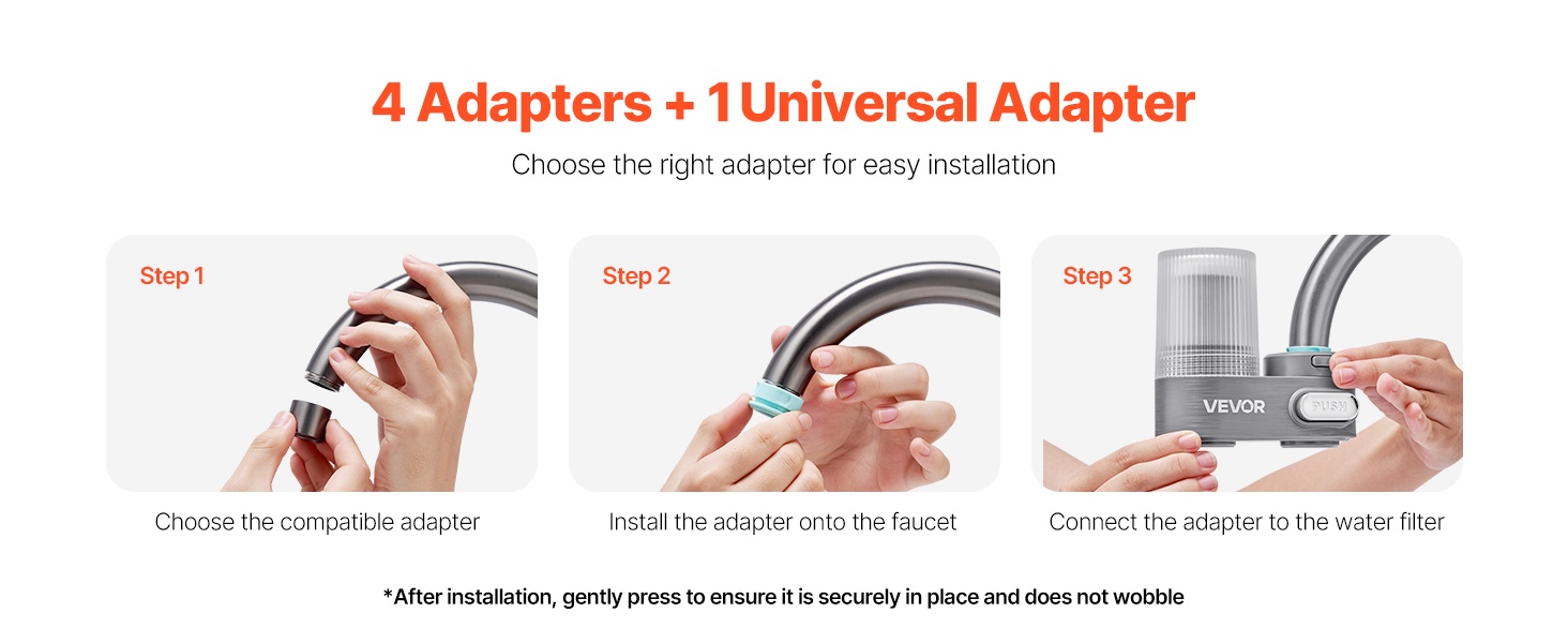 Hanasovittimet vedensuodattimeen