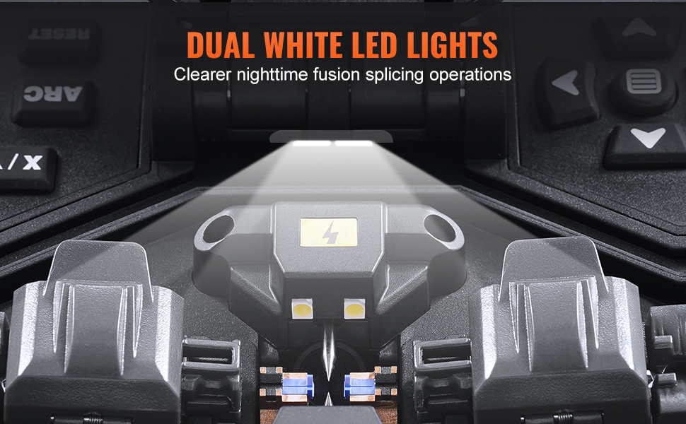 Kaksois-LED-valot kuitujen valaisuun