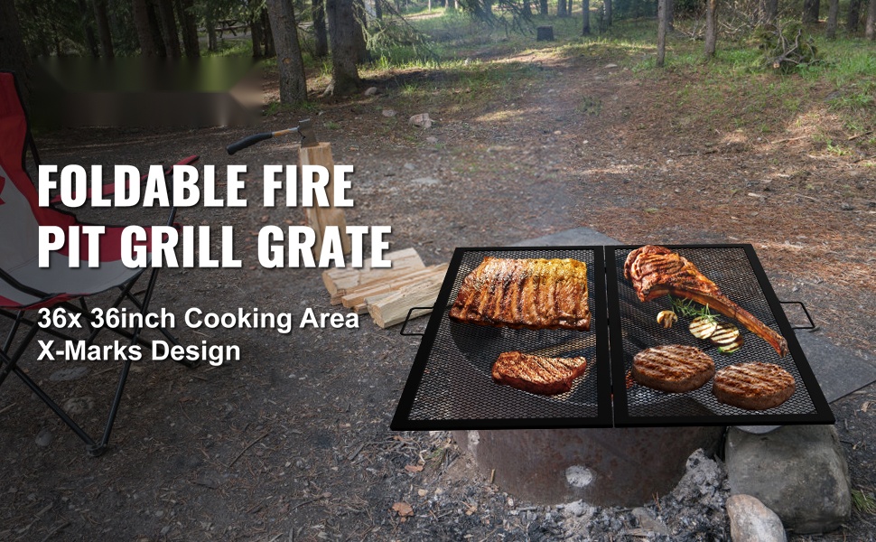 Neliönmuotoinen nuotiogrilli