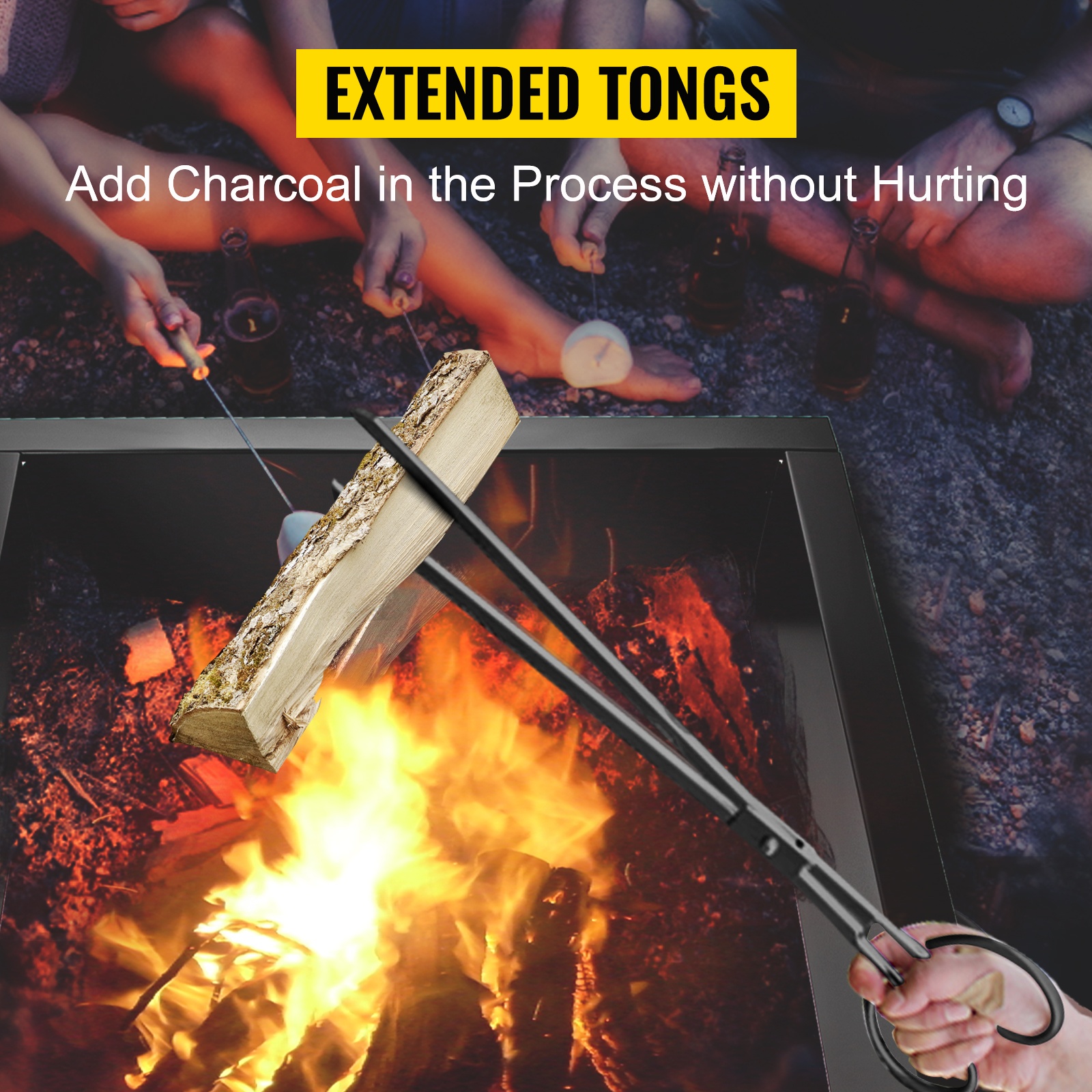 Pitkät pihdit tulen hoitoon