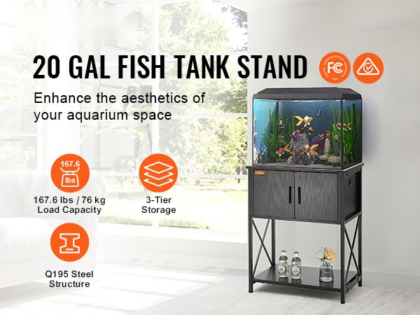 Akvaarioteline, yksityiskohta