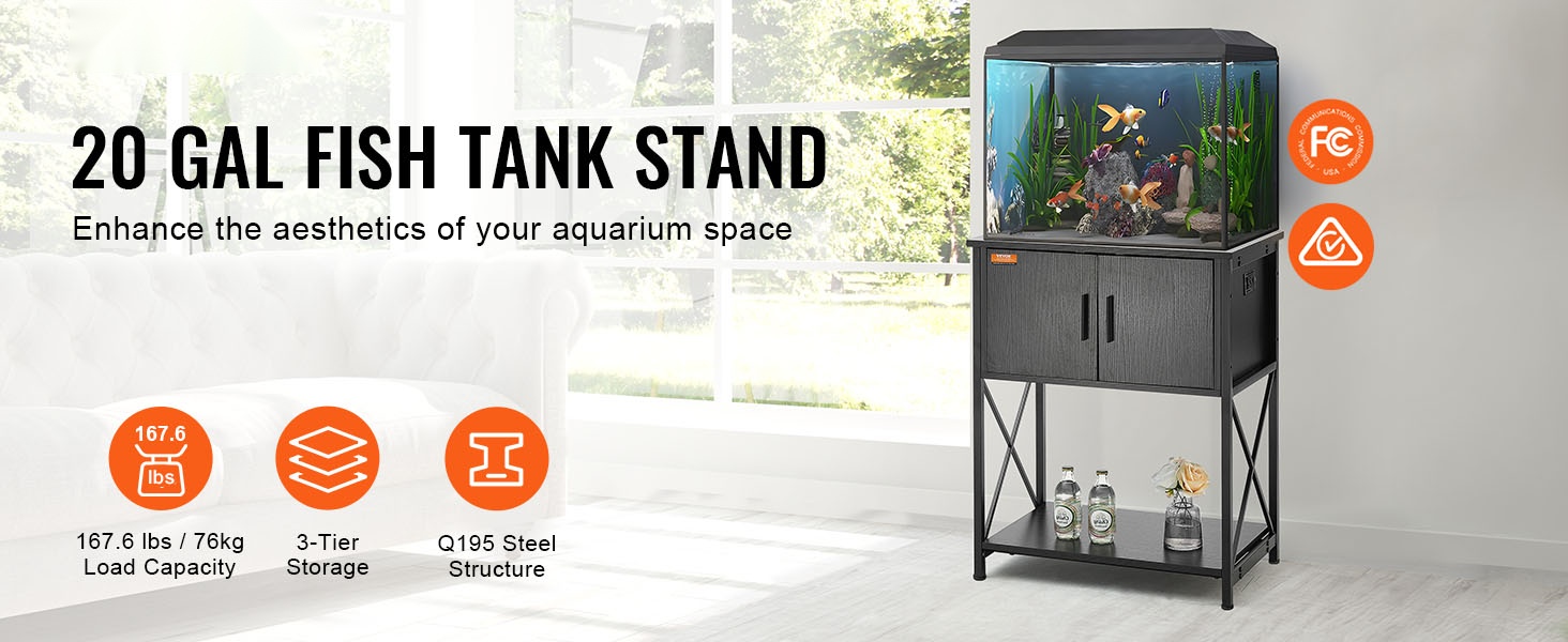 Akvaarioteline, yleisnäkymä