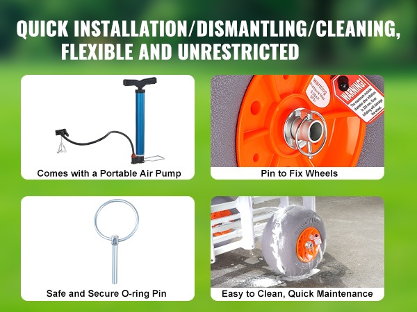 Pyörien kiinnitysmekanismi kalastuskärryssä